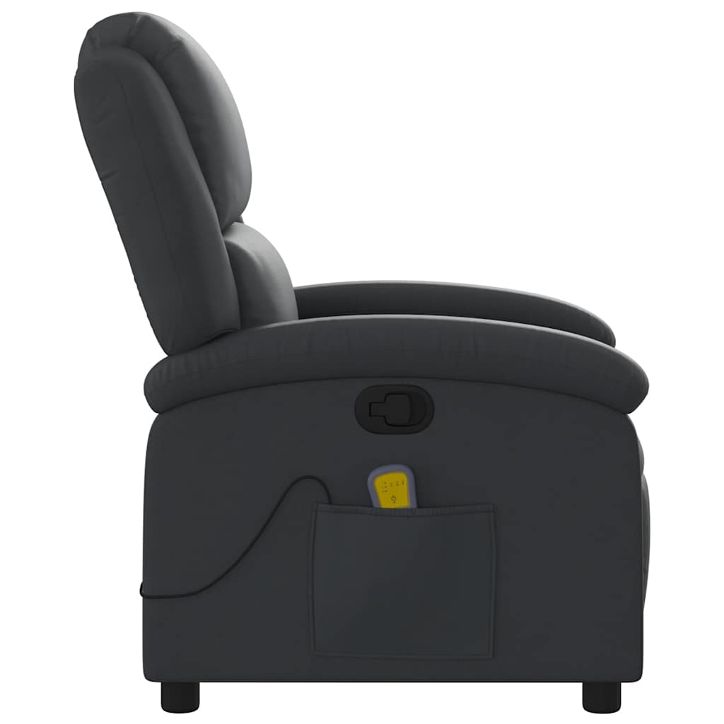 Massage Chair Genuine Leather   Massage Chair Dark Brown Genuine Leather