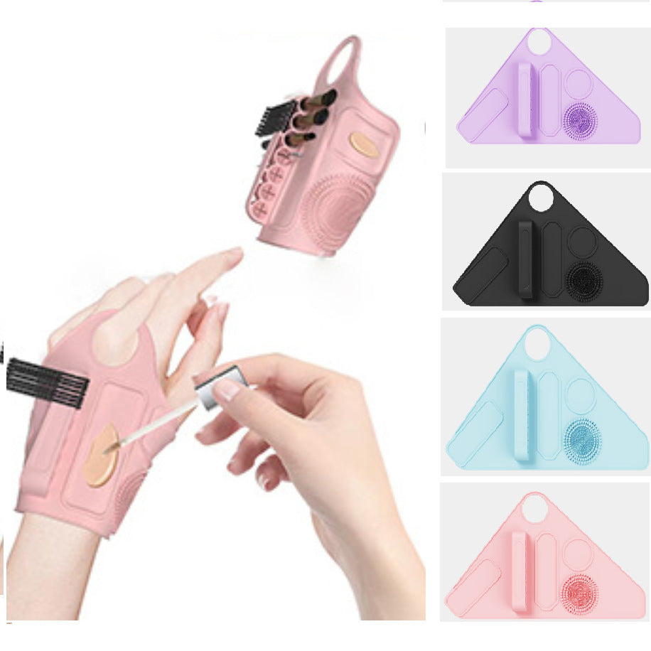 Silicone Makeup Auxiliary Hand Strap Multifunctional Beauty Tools