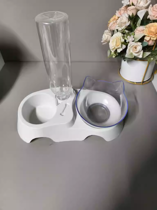 Multifunctional pet bowl-lid