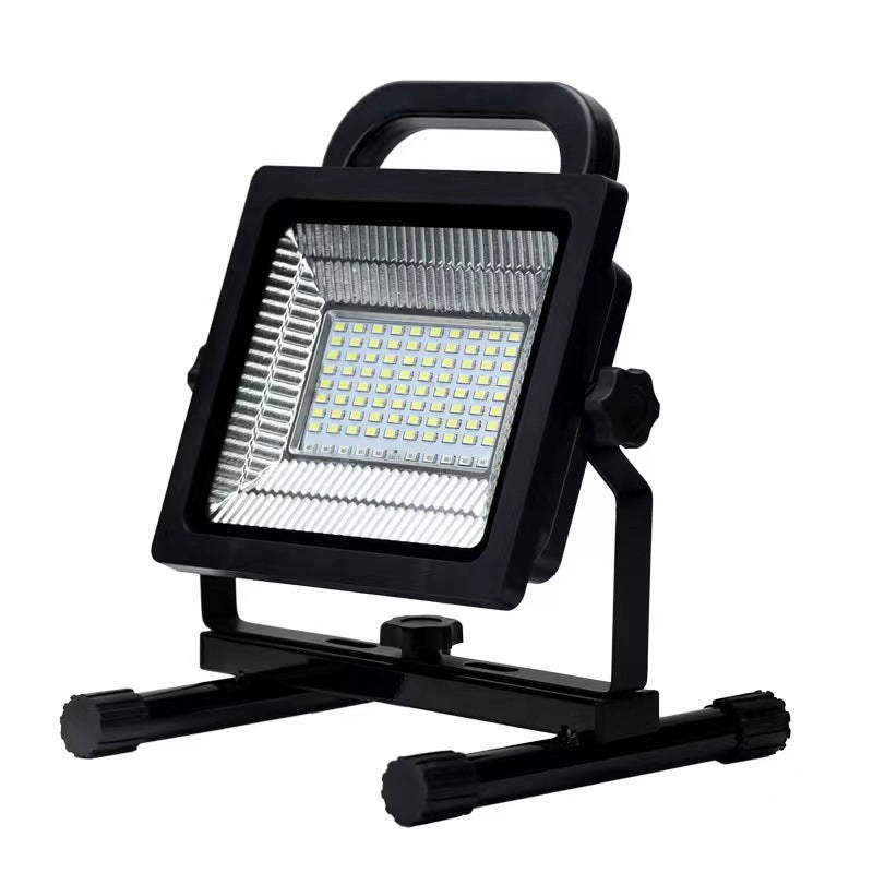 Solar-Powered LED Emergency Charging Floodlight