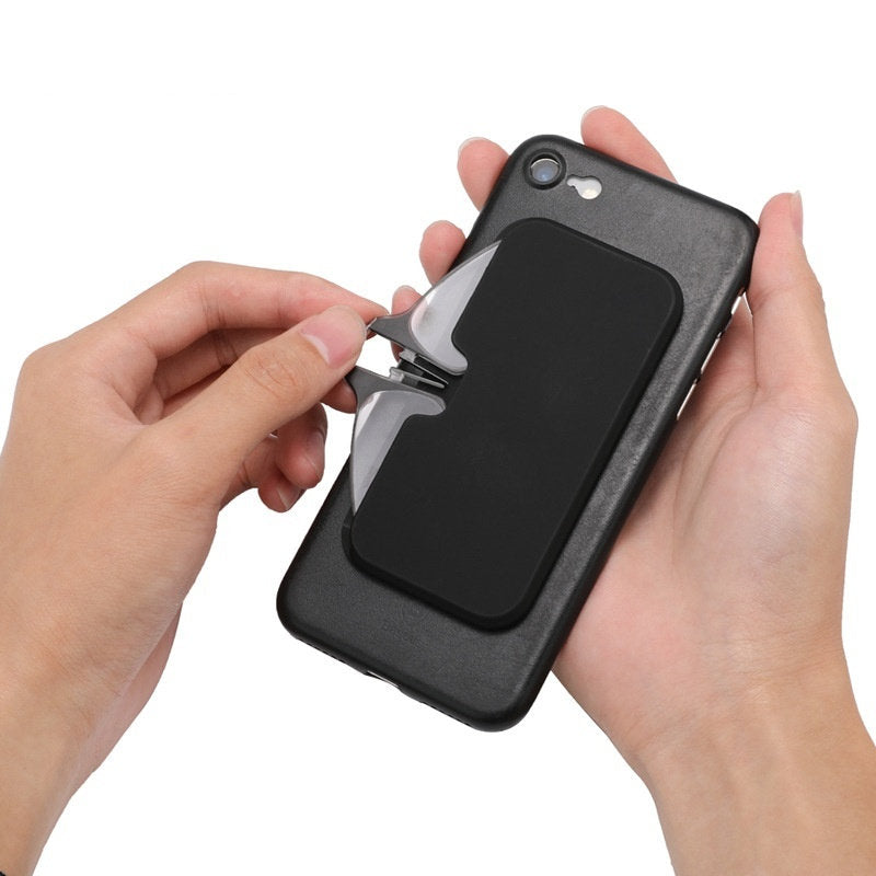 Unisex Legless Nose Clip Elderly Sticky Mobile Phone Portable Ultra-thin Glasses Case