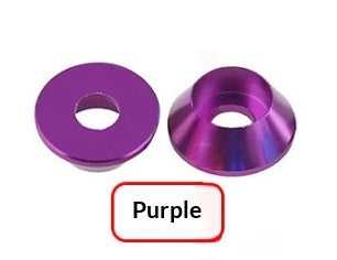 DIY 4WD Car Accessories Aluminum Alloy Washers With Countersunk Holes
