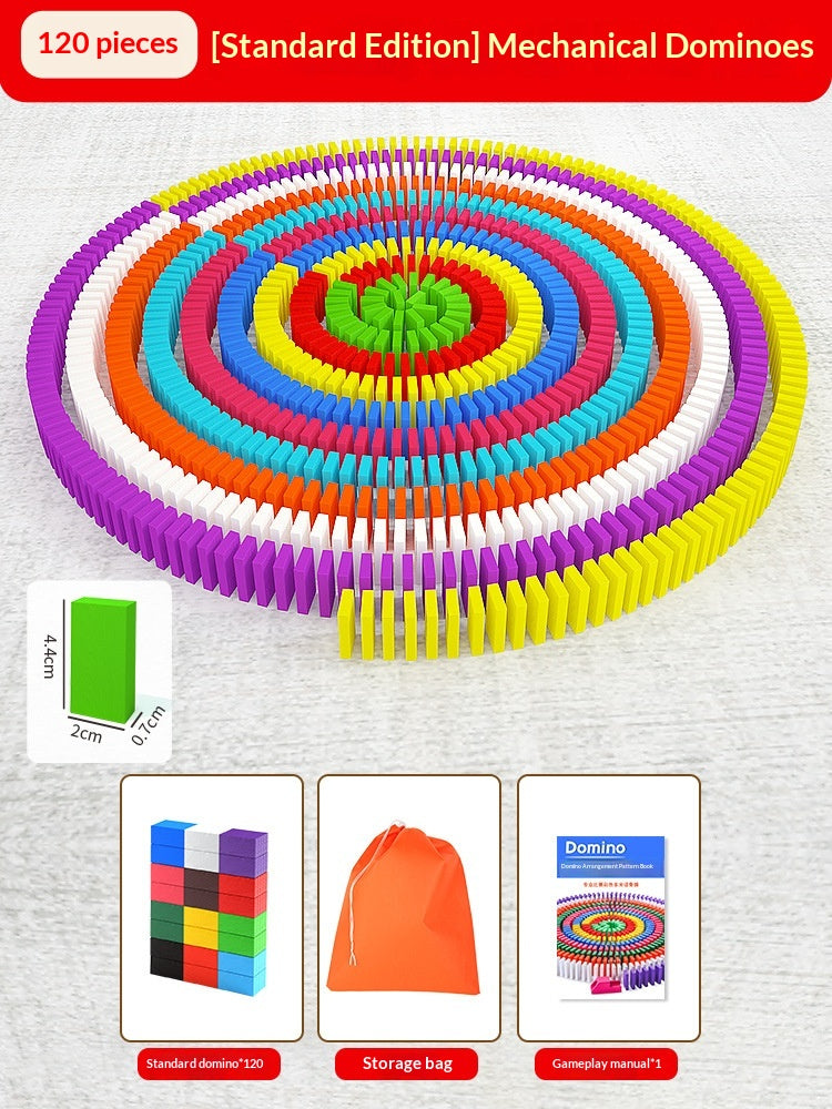 Educational Puzzle Toy Mechanism Building Blocks Gift Dominoes