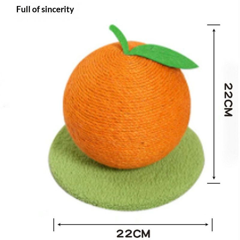 Fruit-shaped Cat Scratcher Small Cat Tree Claw-sharpening Pet Toy