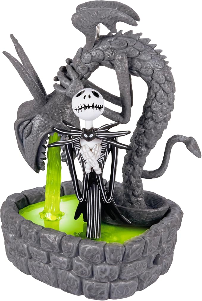 Hallmark Keepsake Disney Christmas Ornament, Tim Burton's The Nightmare Before Christmas This is Halloween with Light, Gif...