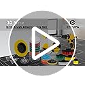 ETOUPA 30 Piece Drill Brush Attachments Set, Scrub Pads & Sponge & Wire Brush for Drill, Power Scrubber Brush with Extend ...