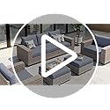 hyha Waterproof Couch Cushion Covers, Stretch Sofa Couch Seat Slipcover for Dog Washable, Non-Slip Waterproof Outdoor Cush...