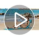 #WEJOY Double Beach Lounge Chair, Collapse Folding Lightweight Mat, Portable Ground Beach Chairs with Padded Seat & Steple...