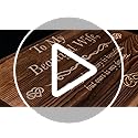 GreenCor Anniversary for Wife Engraved Wooden Gift Set 'To My Beautiful Wife' Includes Crystal Engraved Heart 24K Gold Dip...