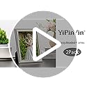 YiPinYin Classy Silver Plated 8x10''Photo Frame 2 pack,Classic Beaded Frame 8x10'' Mat 5x7'',Real Glass Front and Velvet B...