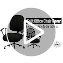 DIVA EN CAMINO DEC Water-Resistant Stretchable Desk Office Chair Seat Cushion Covers - Universal Spandex Computer Chair Sl...