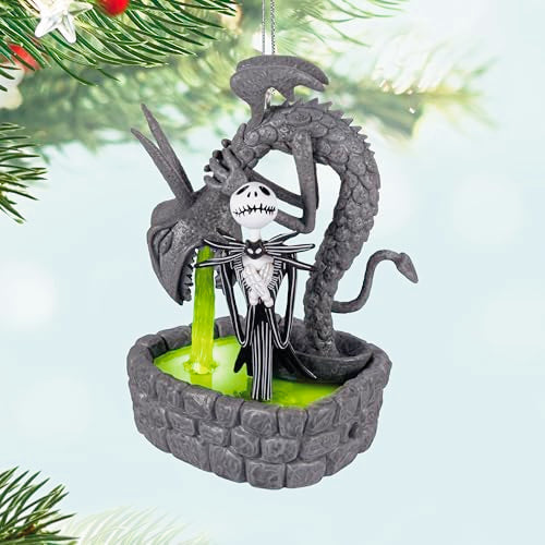 Hallmark Keepsake Disney Christmas Ornament, Tim Burton's The Nightmare Before Christmas This is Halloween with Light, Gif...