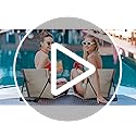Karenhi 2 Pcs Foldable Poolside Chairs Portable Beach Chair Folding Poolside Chairs for Edge of Pool for Adults Traveling...