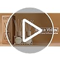 Reed Diffuser Set, Binca Vidou Lavender & Vanilla Natural Scent Oil Diffusers with Sticks for Home Office Bathroom Aromath...