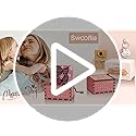 Swooflia Mother's Day Wooden Music Box for Niece with Sunflower Greeting Card - Hand Crank Engraved Musical Box Vintage Me...