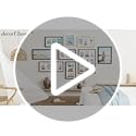decorUhome 8x14 Picture Frames Collage Wall Decor, Display 3Pcs 4x6 Photos with Mat or 1Pcs 8x14 Unmatted, 3 4x6 Collage P...