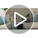 NordECO HOME Set of 2 Farmhouse Throw Pillow Covers - Burlap Linen Trimmed Tailored Edges Decorative Cushion Covers for Be...