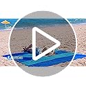 Famstar Beach Blanket Oversized Extra Large 78" X 81",Waterproof Sandproof Beach Blanket 1-7 Adults Lightweight Durable fo...