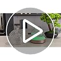 200ml Glass Reservoir Essential Oil Diffuser with Glass Dome Ultrasonic Aromatherapy Diffuser with Four Timer Colorful Lig...