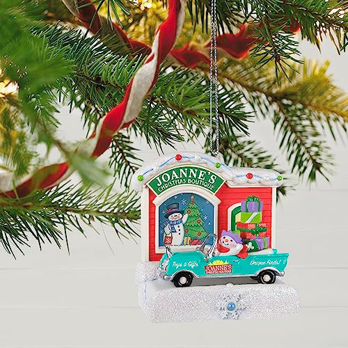 Hallmark Keepsake Christmas Ornament 2023, Happy Holiday Parade Collection Joanne's Christmas Boutique Musical with Light,...