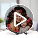 ArtPix 3D Personalized Picture Slate Frame, Customized Photo Print Stone for Mom, Wife, Women, Her - Custom Mothers Day Gi...