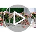 Reallnaive 30 Pack Artificial Flowers Table Centerpieces Decorations with Vase Wedding Mason Jar 20 Bundles Silk Floral Bo...