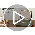 Decorative Boxes with Lids 2-Set, Memory Box for Keepsakes, Saving Space, Beautiful PU Leather Decorative Storage Boxes in...