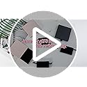 Quacc Small Jewelry Gift Box and Velvet Bag, Necklace Bracelet Earring Cardboard Organizer Square Jewellery Gift Box Pende...
