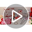CAKKA Valentines Day Gifts for Her, 8 PCS Romantic Gift Set Includes 20 oz Tumbler with Lid Straw Brush Rose Flower Socks ...