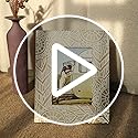 FOLKOR Boho Picture Frames 4x6, 2 Pack Engraved Farmhouse Wedding Picture Frame, Bohemia Decorative Photo Frame with Stand...