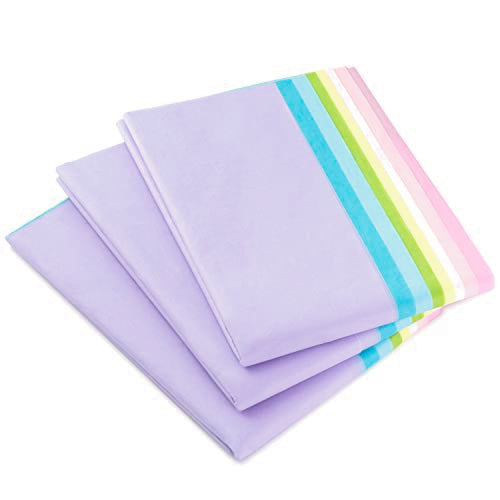 Hallmark Bulk Tissue Paper (Pastel Rainbow, 8 Colors) 120 Sheets for Easter, Spring Gift Wrap, Crafts, DIY Paper Flowers, ...