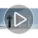 Gaiatop Mini Portable Handheld Fan, 3 Speed Powerful Battery Operated, Small USB Rechargeable Personal Fan for Makeup Eyel...