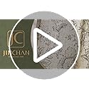 jinchan Floral Curtains for Living Room 84 Inch Length Farmhouse Printed Curtain Rod Pocket Back Tab Black Peony Flower Pa...
