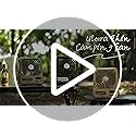 NAOIY Portable Fan, Camping Fan, 20000mAh 6-Inch 18-85H Rechargeable Ultra Thin Foldable with Built-in Power Bank, LED Lig...