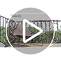 Miracliy 8 Pack 65 FT Flower Garland Decorations Plastic Artificial Flowers for Wedding Decoration Photo Booth Backdrop