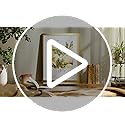 HappyHapi 8.5x11 Picture Frame Gold, Gold Picture Frames Display Photos 6x8 with Mat or 8.5x11 Without Mat, 1 Pack Plastic...