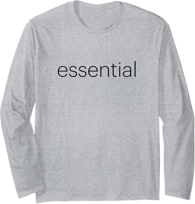 Minimalist design Essential wear Long Sleeve T-Shirt