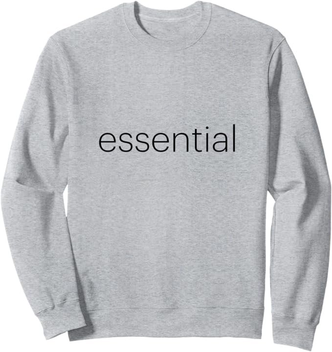 Minimalist design Essential wear Sweatshirt
