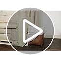 BROWNLILY Handwoven Clothes Basket Laundry Hampers Large Wicker Storage Baskets for Shelves Blankets Closet Storage Bins C...