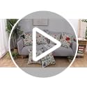 All Smiles Outdoor Patio Throw Pillow Covers 18x18 Set of 4 Spring Summer Garden Flowers Farmhouse Décor Outside Furniture...