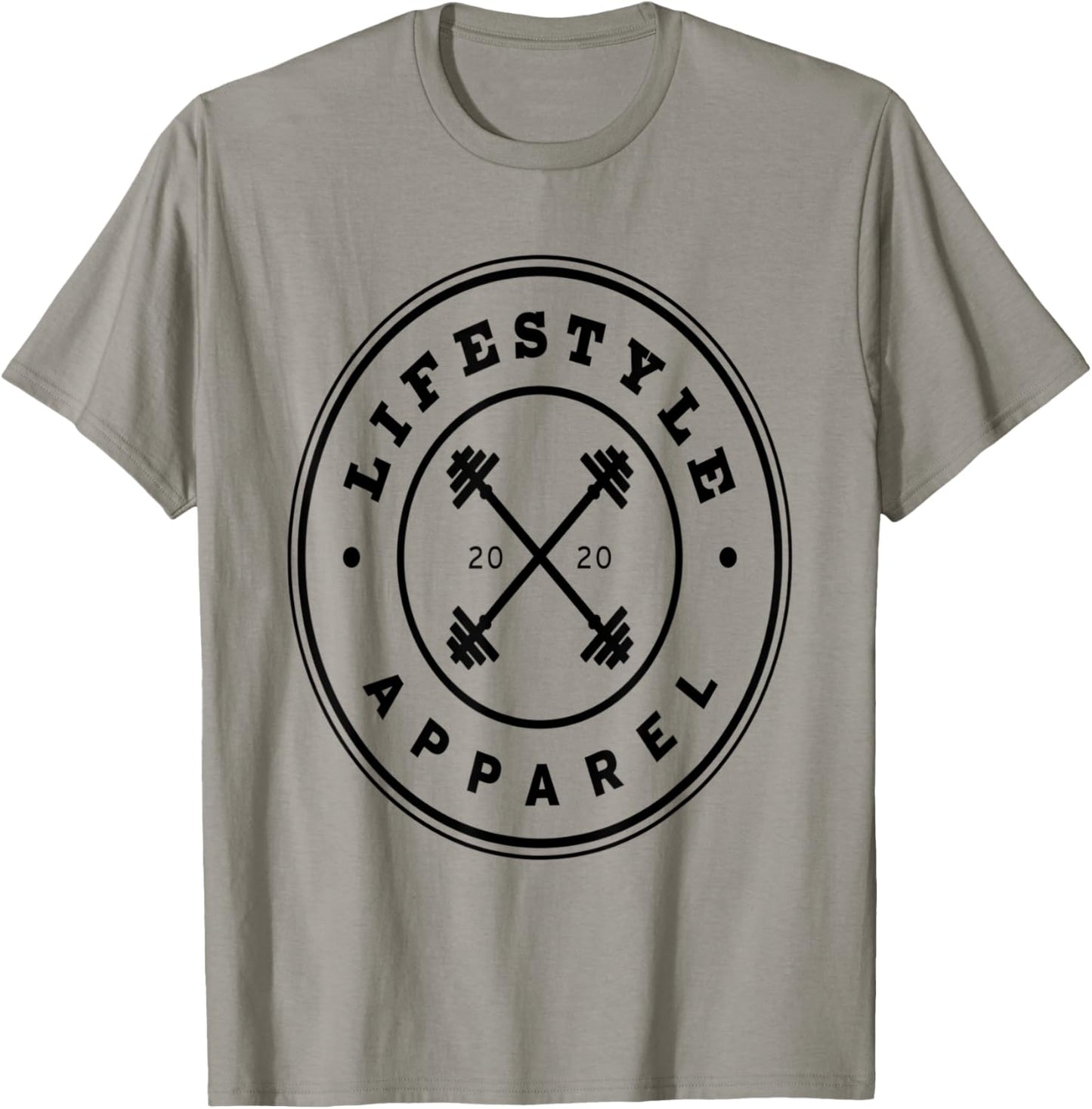 Lifestyle Apparel Fitness Circle Logo T-Shirt