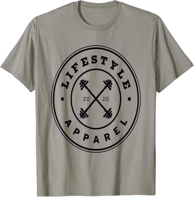 Lifestyle Apparel Fitness Circle Logo T-Shirt
