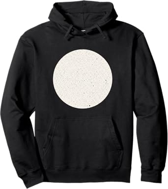 Minimalist Home Decor Speckled Circle, Neutral Abstract, Sc Pullover Hoodie