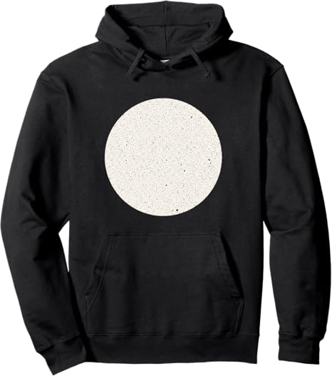 Minimalist Home Decor Speckled Circle, Neutral Abstract, Sc Pullover Hoodie