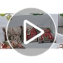 Hlonon Christmas Decorations Christmas Pillow Covers 18 x 18 Inches Set of 4 - Xmas Series Cushion Pillow Cover Custom Zip...
