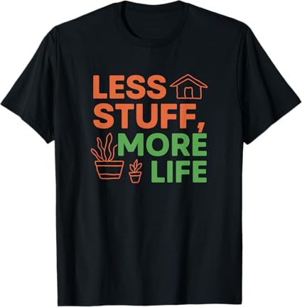 Minimalist Home Decor Gifts Warm Neutral Design Graphic T-Shirt