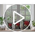 Calenzana 5x7 Picture Frame Sparkle Glass Photo Frames for Tabletop, Set of 2