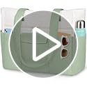 ZENTREON Beach Bags for Women Large Canvas Beach Tote with Zipper Wet Pocket, Waterproof Foldable Swim Pool Travel Tote Bags