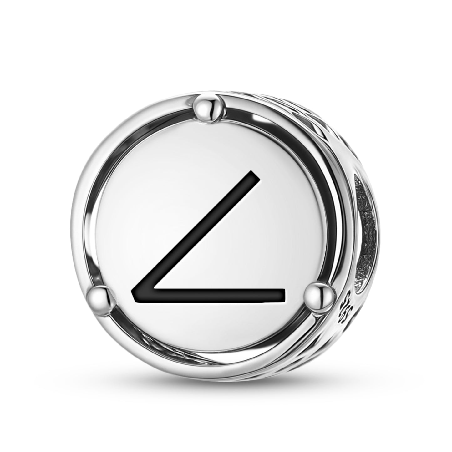 925 Sterling Silver Astrology Semi-Squares Charms For Bracelets & Necklaces Pendants Beads Jewelry Fit Pan Bracelet Bible Verse Charm Prayer Faith Religious Gifts For Women