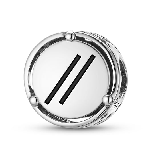925 Sterling Silver Astrology Parallels Charms For Bracelets & Necklaces Pendants Beads Jewelry Fit Pan Bracelet Bible Verse Charm Prayer Faith Religious Gifts For Women